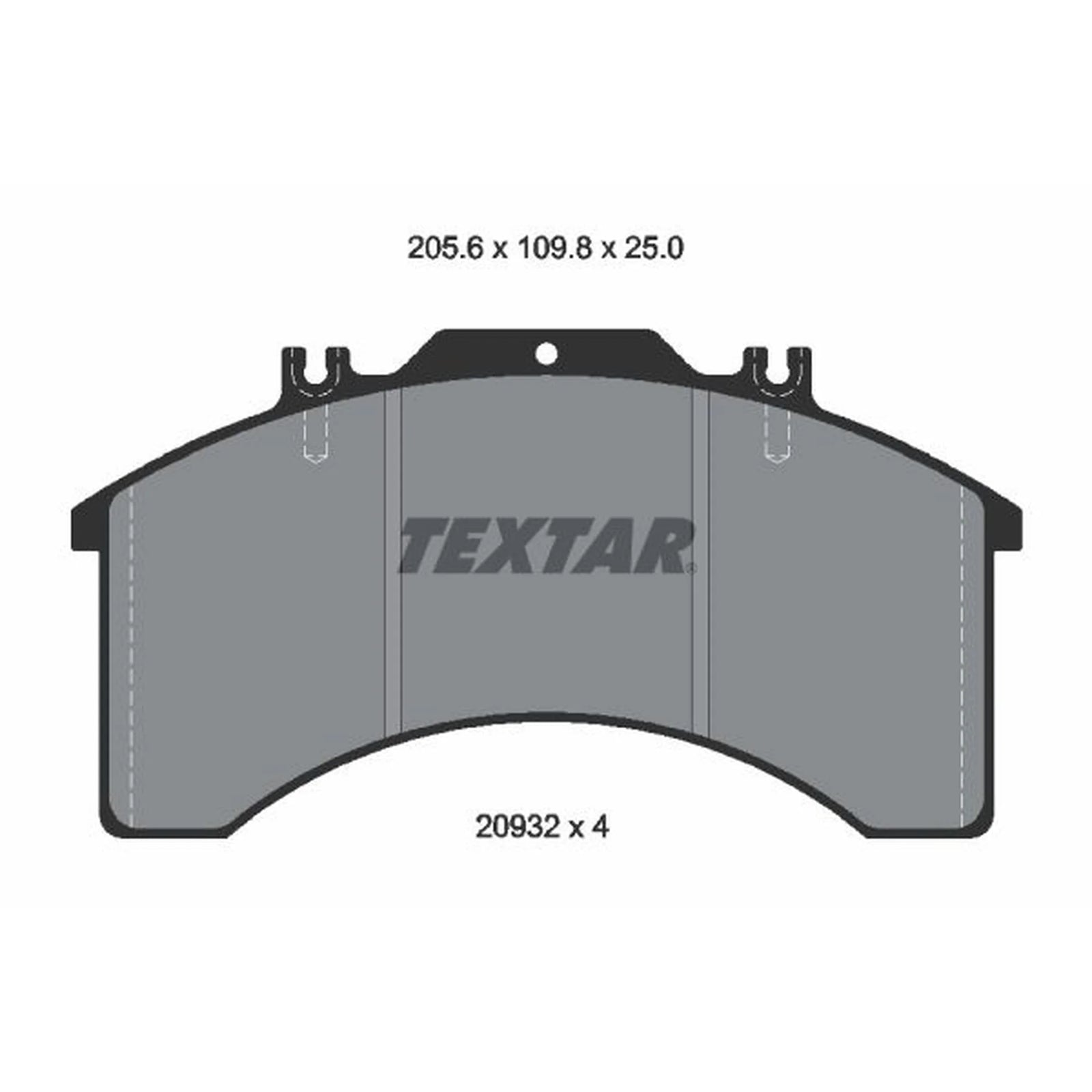 Textar Front Brake Pad Set 2903203