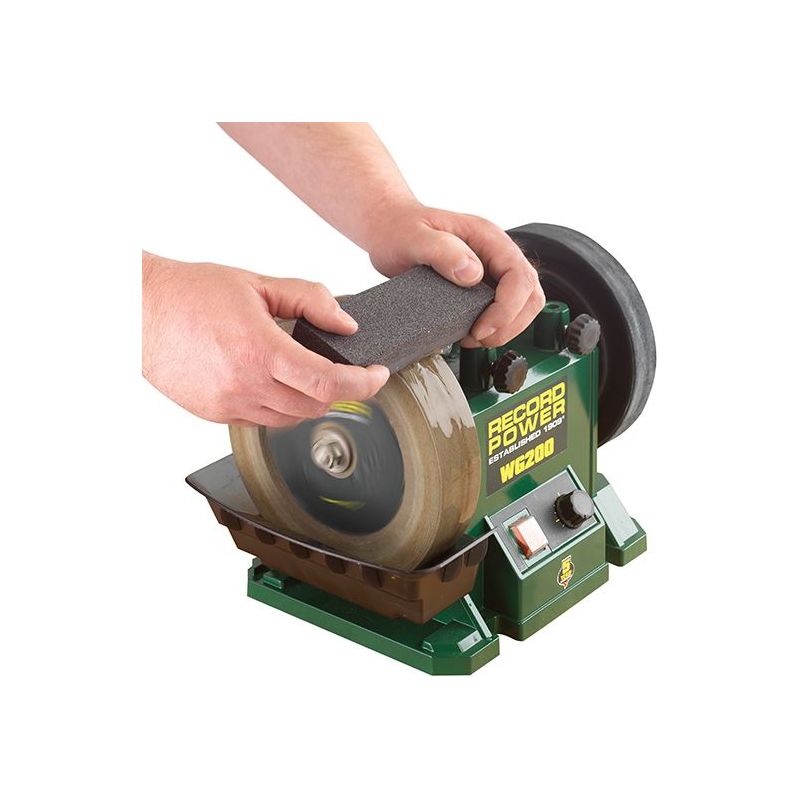 Record Power WG200 200mm (8in) Whetstone Grinder 160W 240V