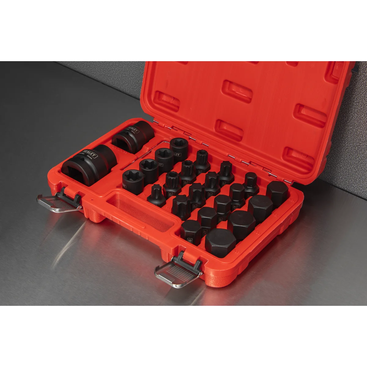 Sealey Impact Socket & Bit Set 23 Piece 3/4"Sq & 1"Sq Drive