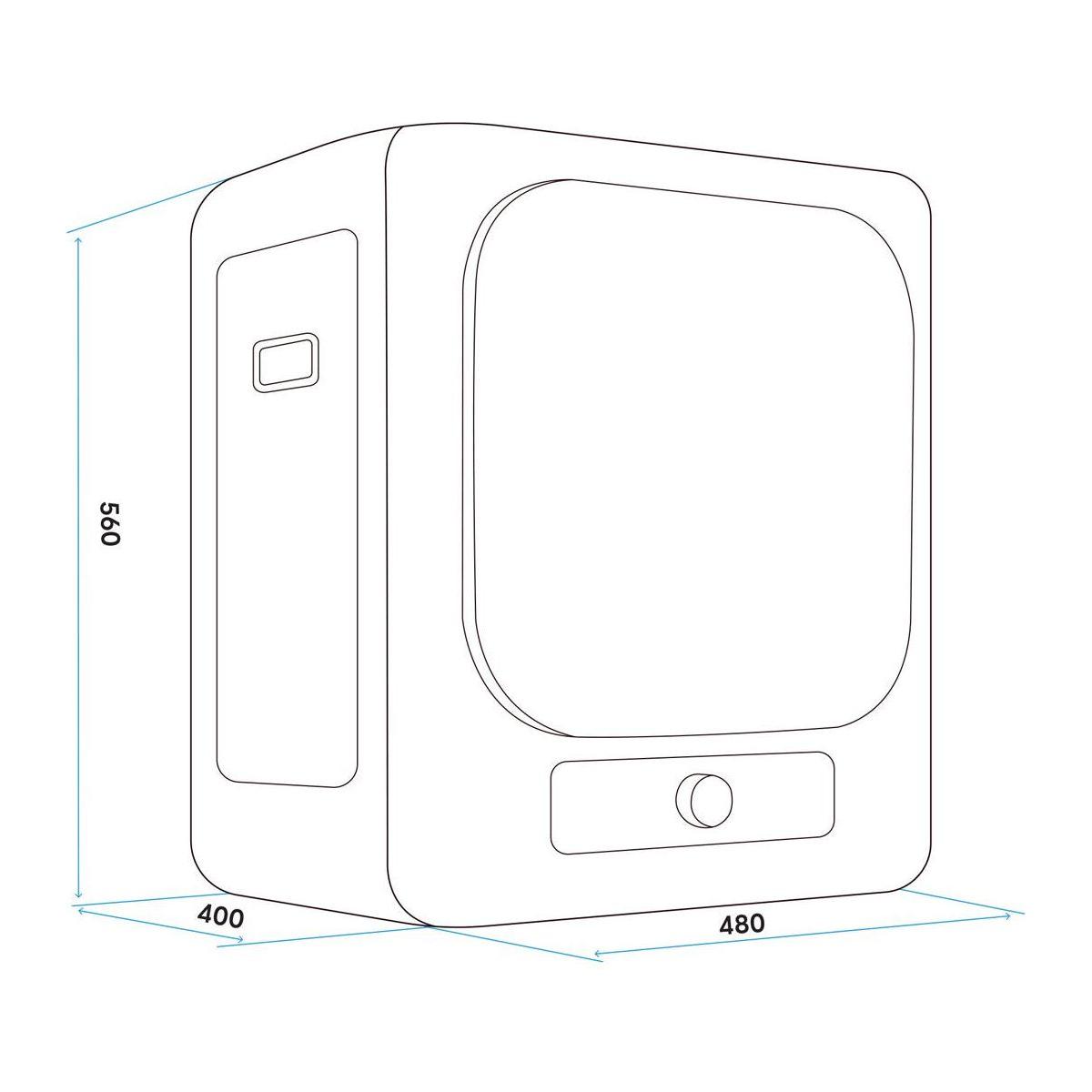 Baridi 2.5kg Portable Tumble Dryer with Mechanical Controls