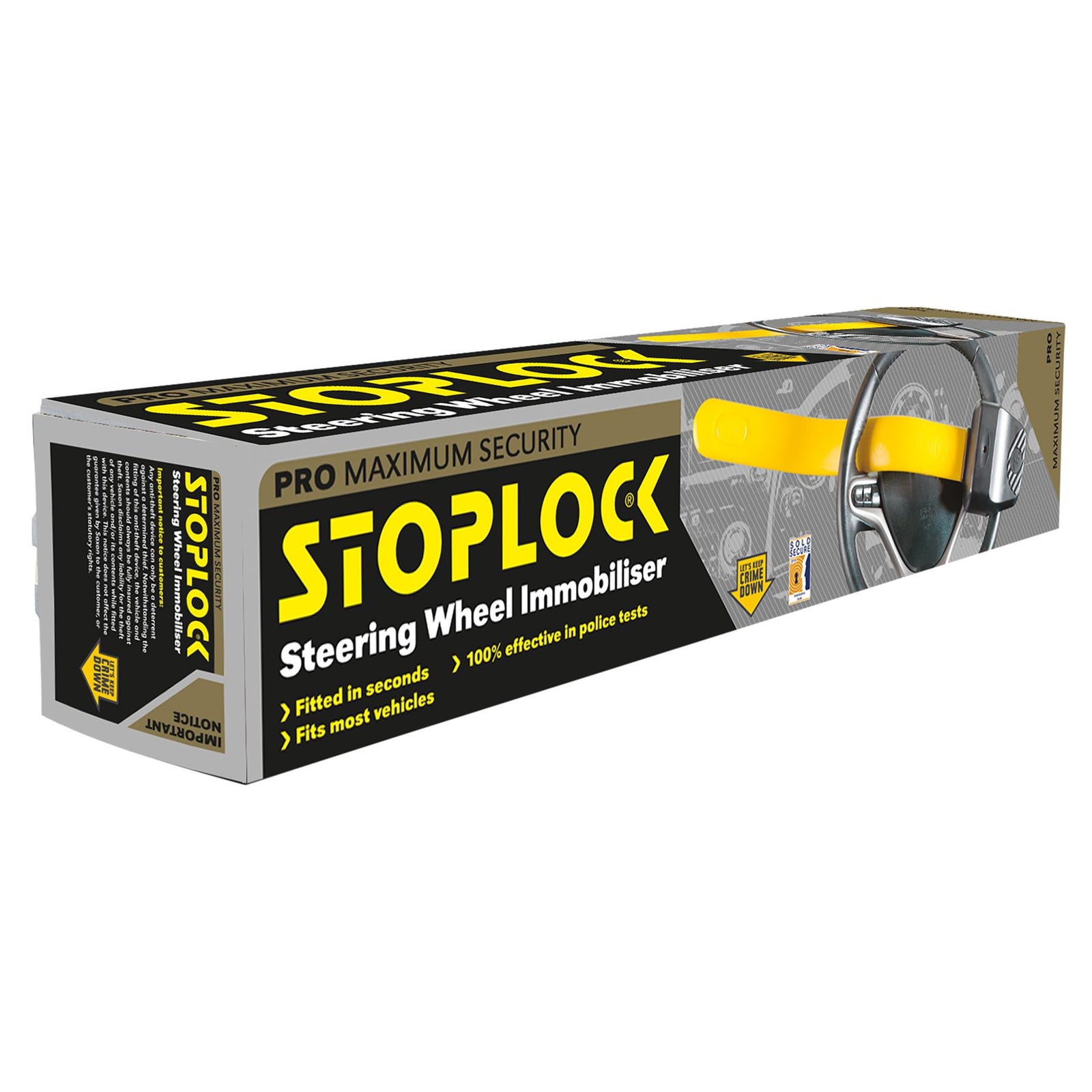 Stoplock Steering Wheel Lock - Professional