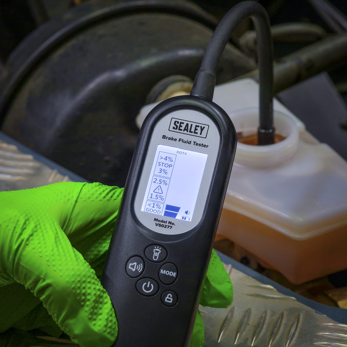 Sealey Brake Fluid Tester VS0277 Long Neck Design