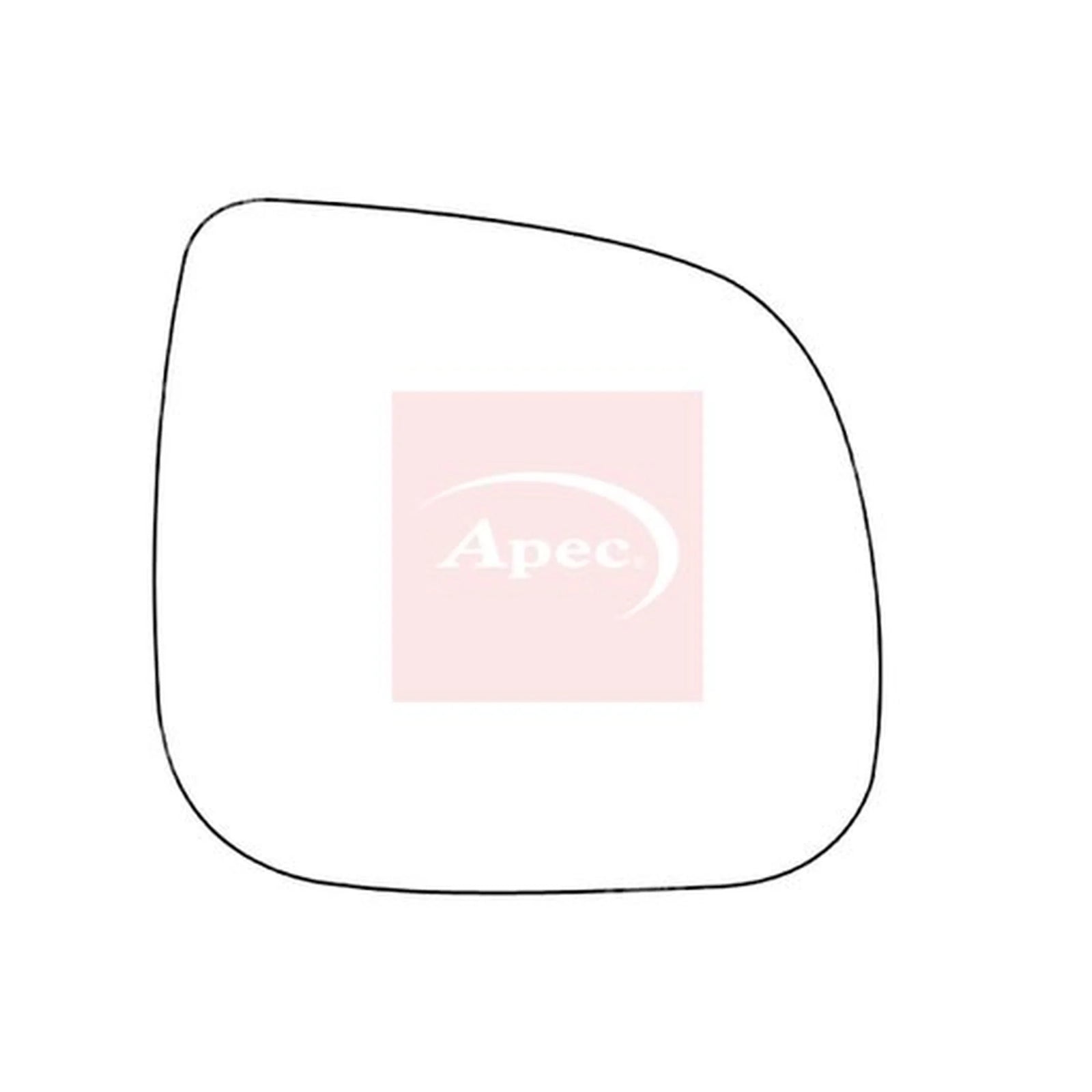 Apec Exterior Wing Mirror Glass Right AMS2002