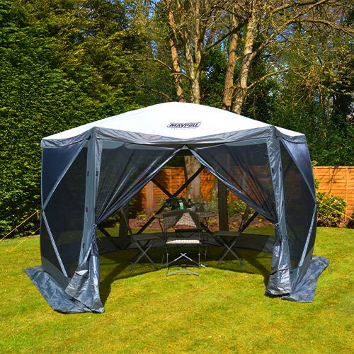 Event Shelter Gazebo 3.6m x 3.6m Outdoor Camping Motorhome Caravan