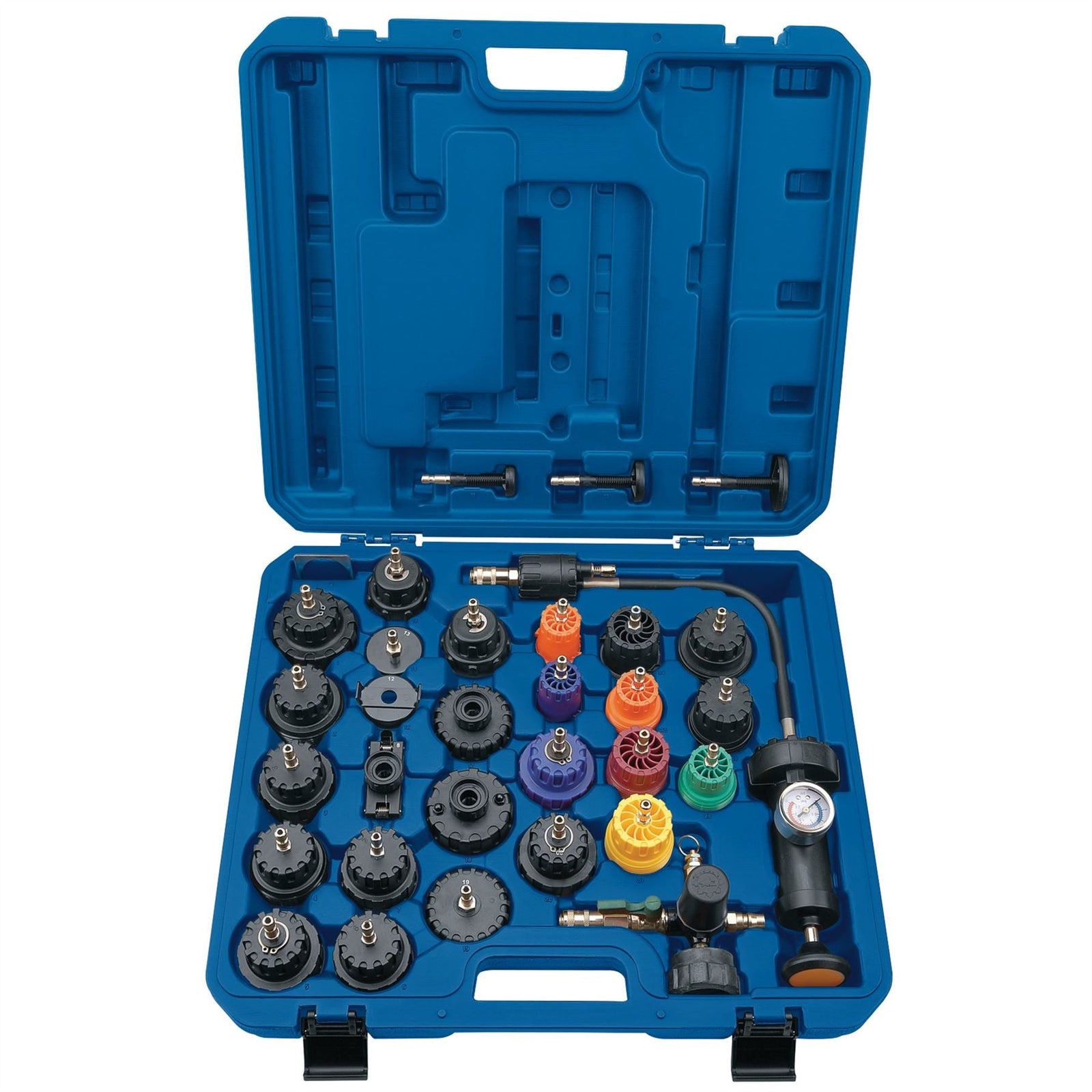 Draper Radiator and Cap Pressure Test Kit (32 Piece) 23420
