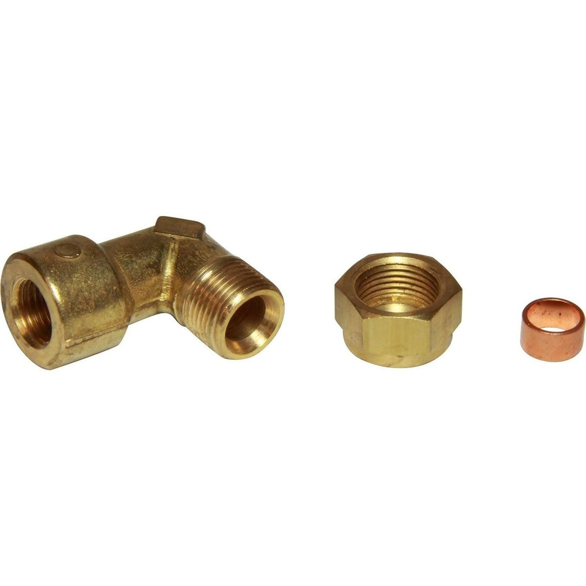 AG Brass Compression Elbow (1/4" BSP Female to 3/8" Compression)