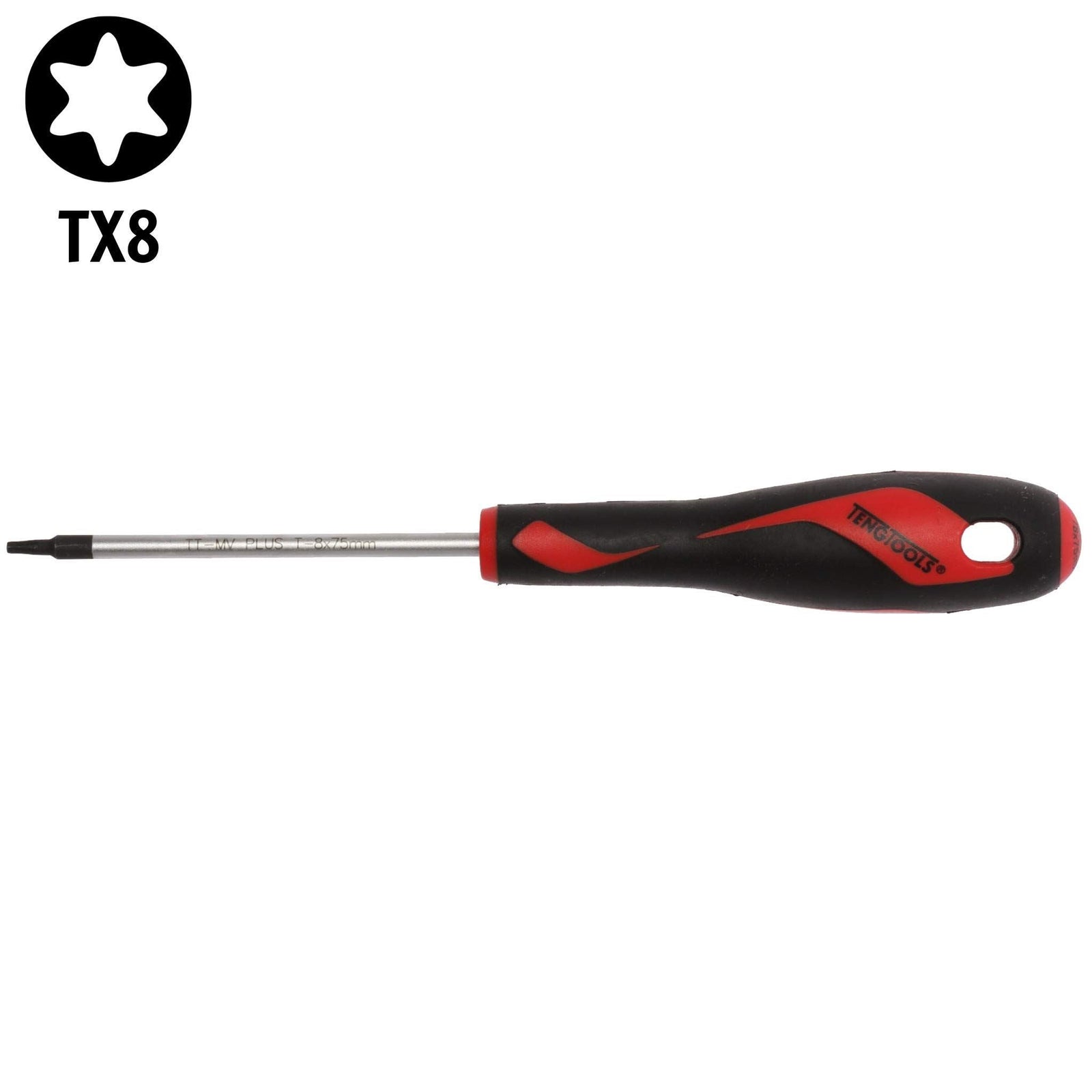 Teng Tools TX Screwdriver TX8 x 75mm S