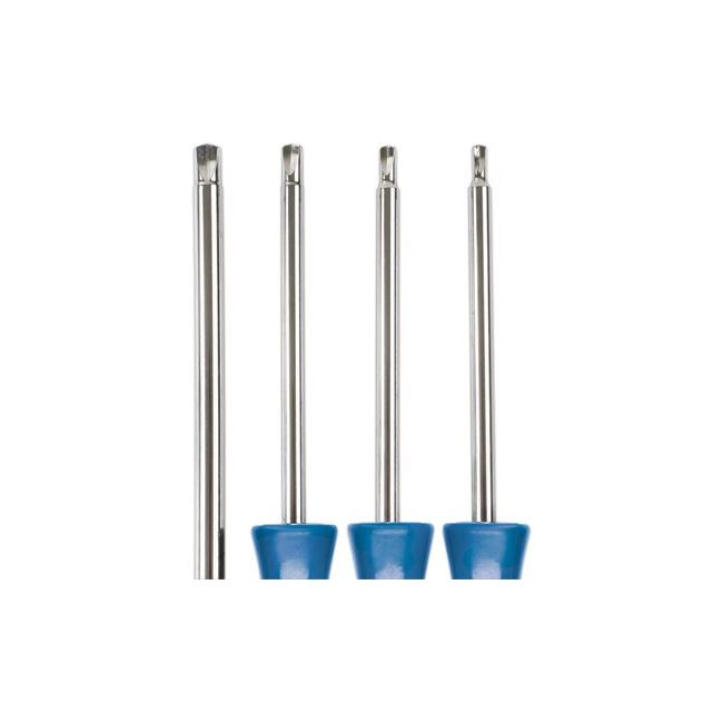 Laser Clutch Head Screwdriver Set 4pc 8477