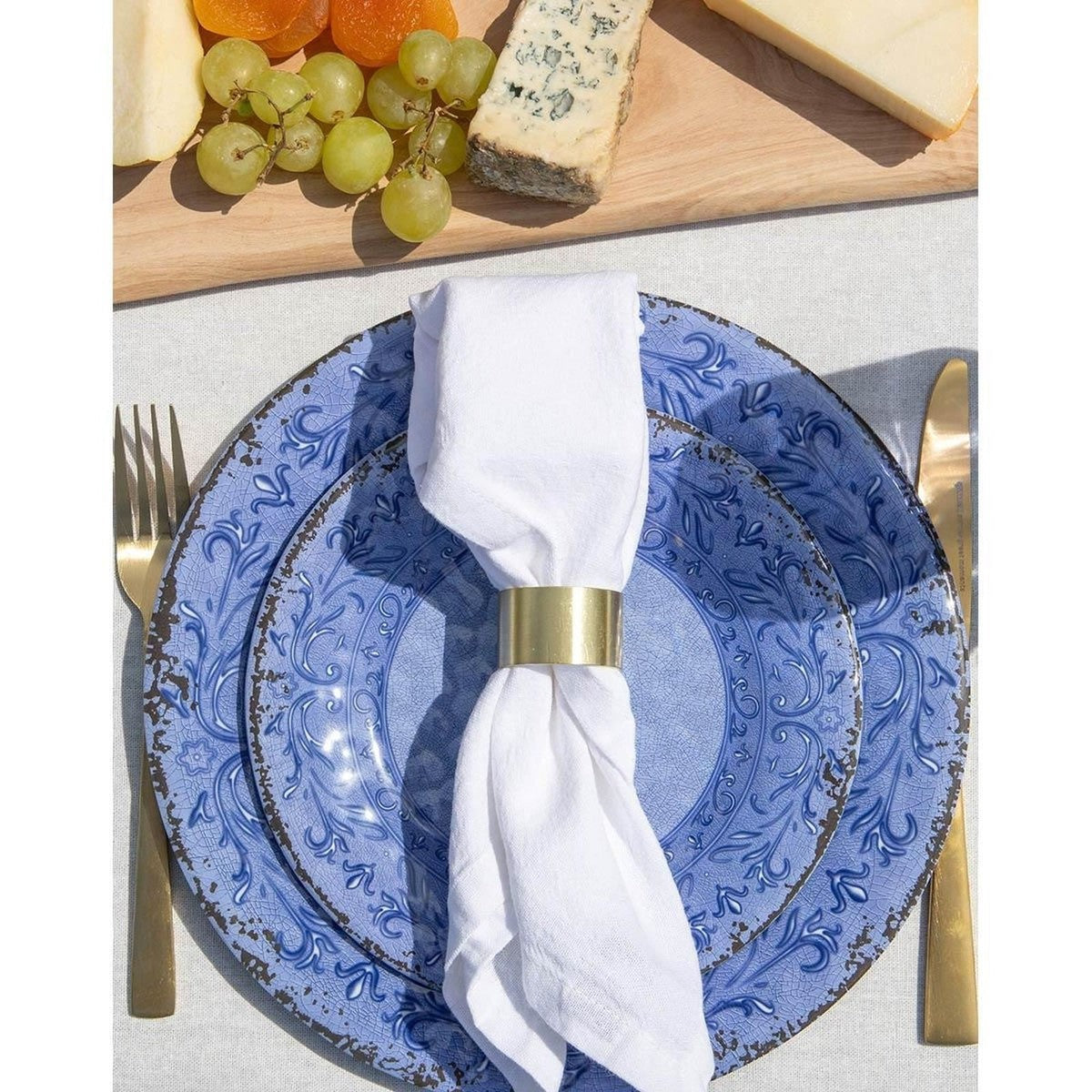 Gimex Stone Line Dinner Plate Azure 1 Piece