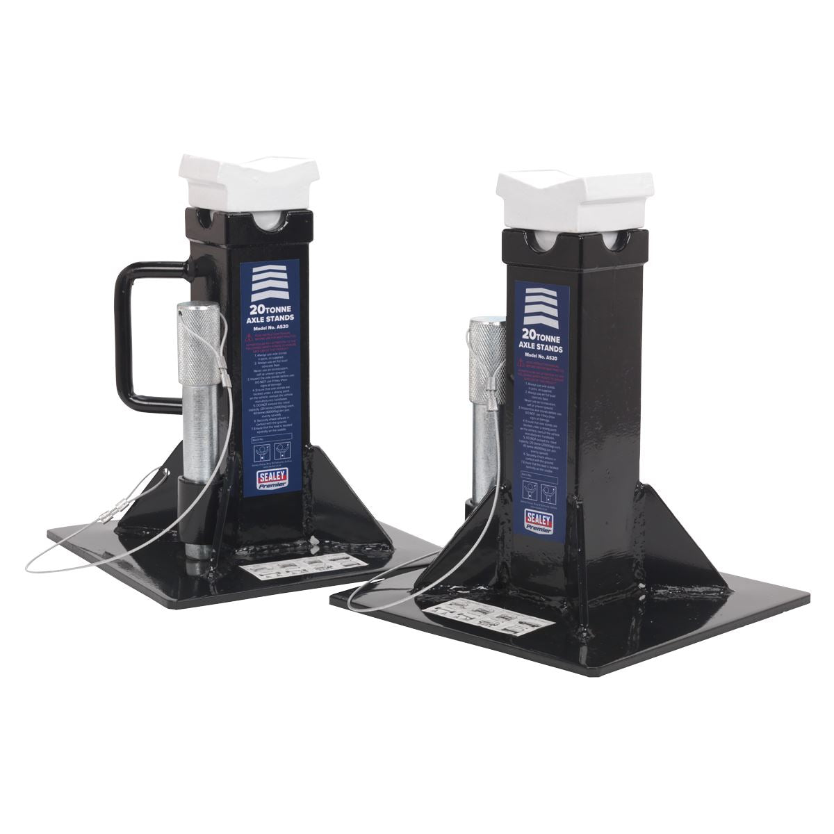 Axle Stands (Pair) 20Tonne Capacity Per Stand