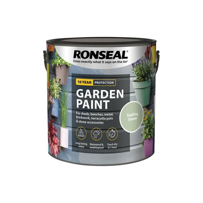 Ronseal Garden Paint Sapling Green 2.5 litre