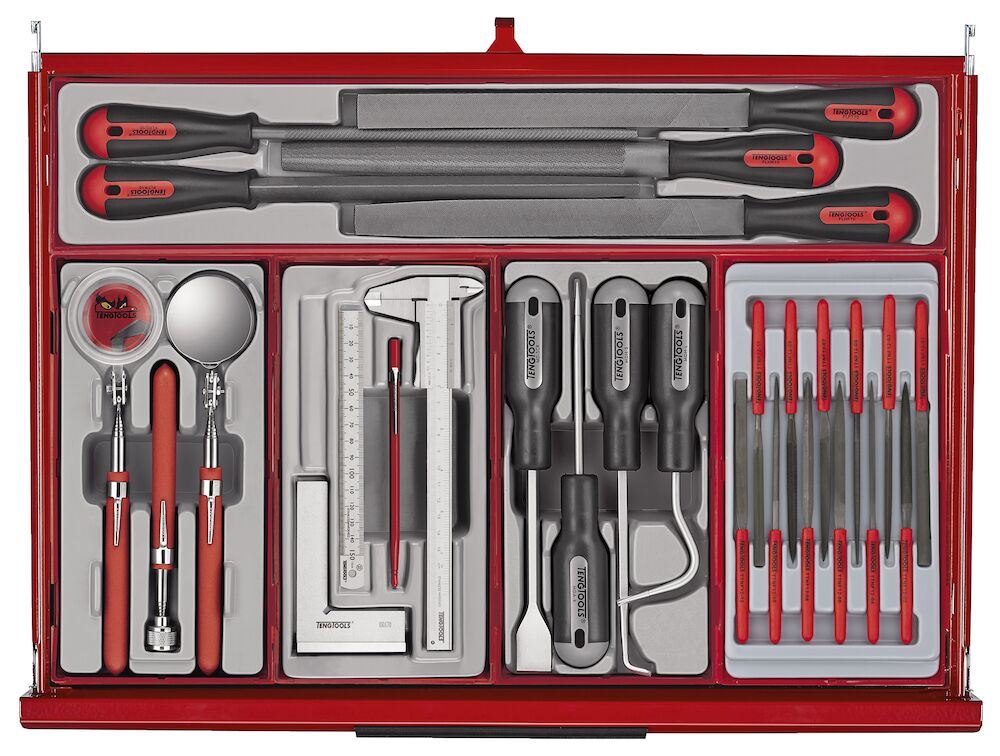 Teng Tools 53" PRO35™ Monster stack tool kit 1295 pieces red