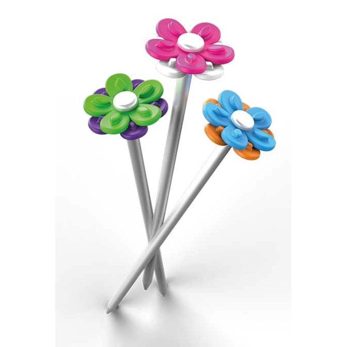 Blue Diamond 20 x Daisy Hard Ground Pegs with Interchangable Heads
