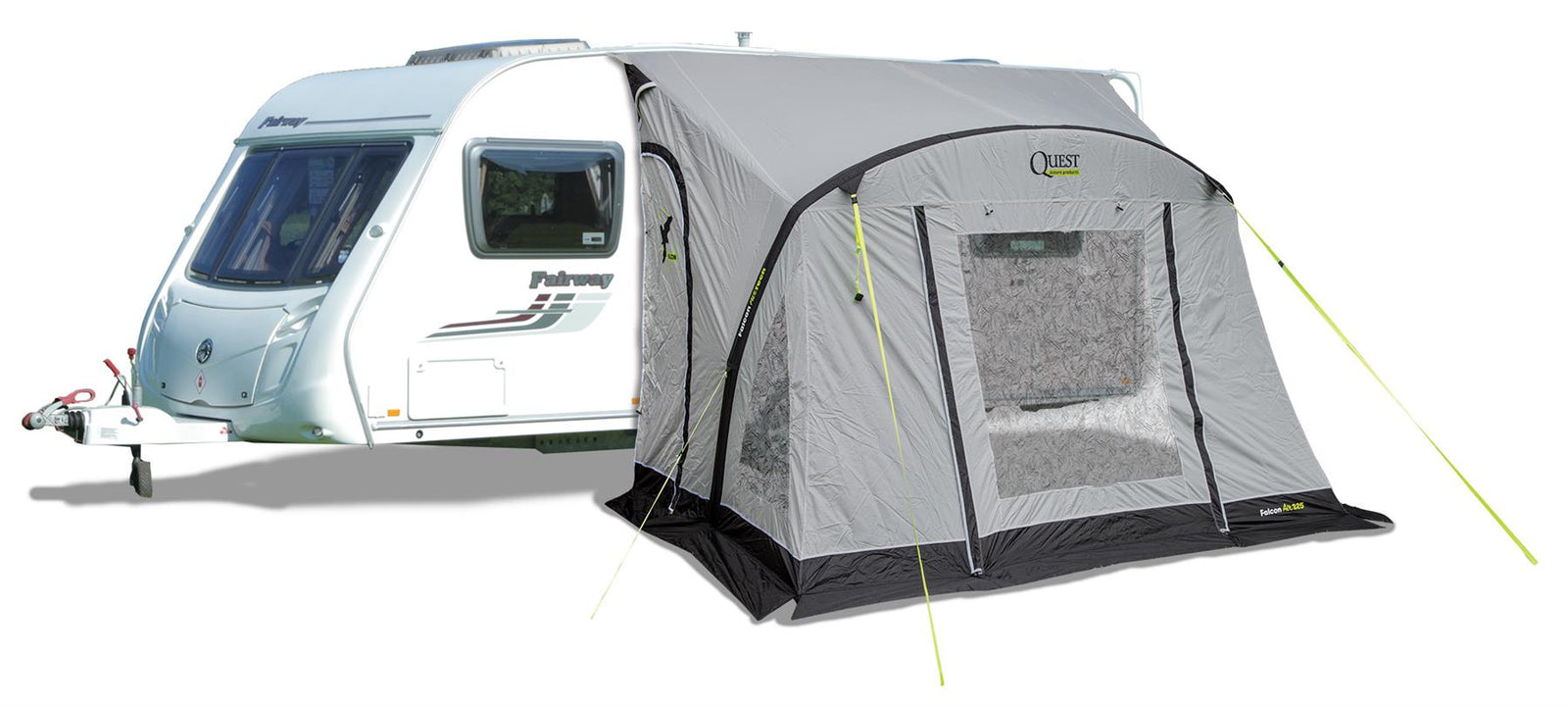 Quest Falcon Pro 325 Air Porch Caravan Awning Grey