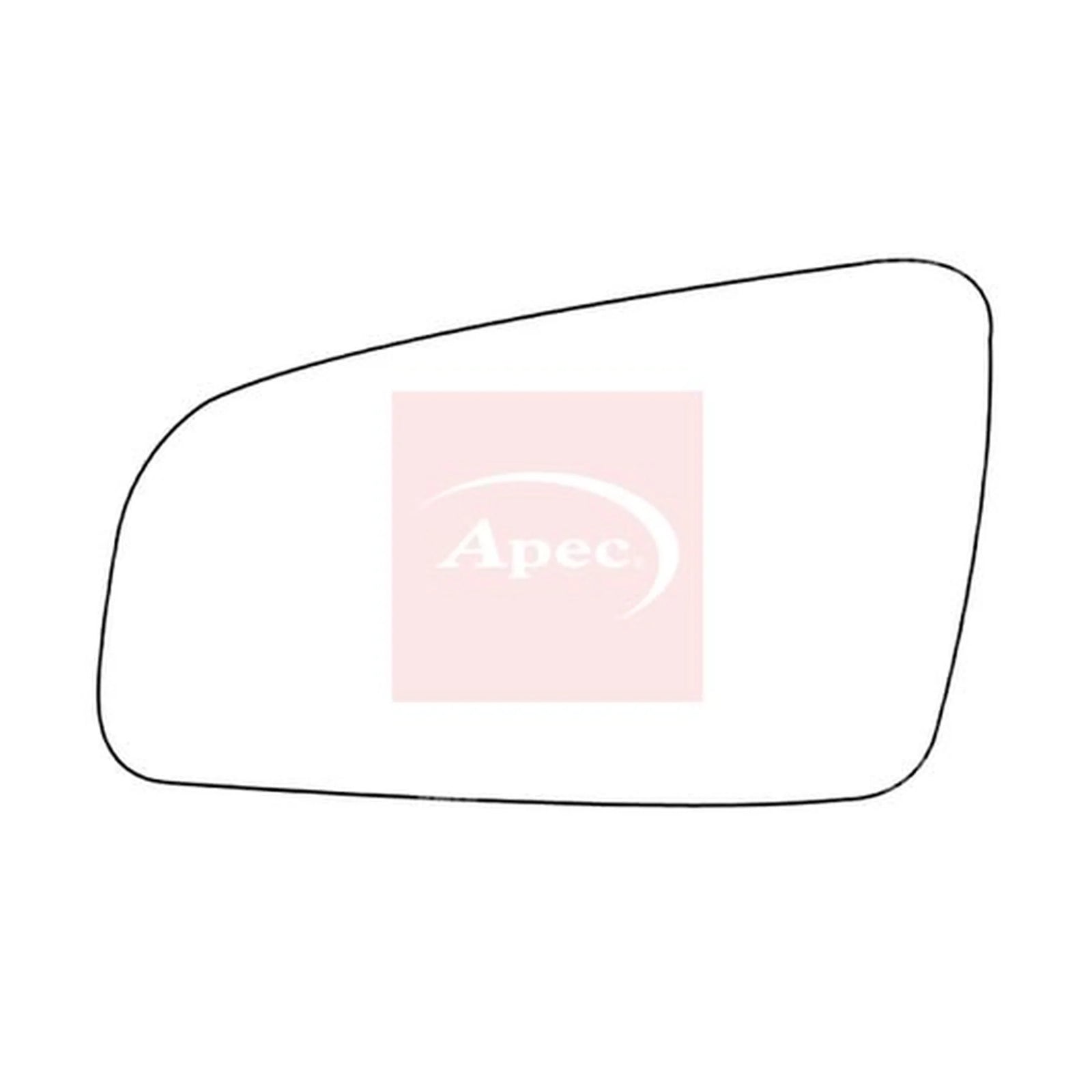 Apec Exterior Wing Mirror Glass Left AMS2159