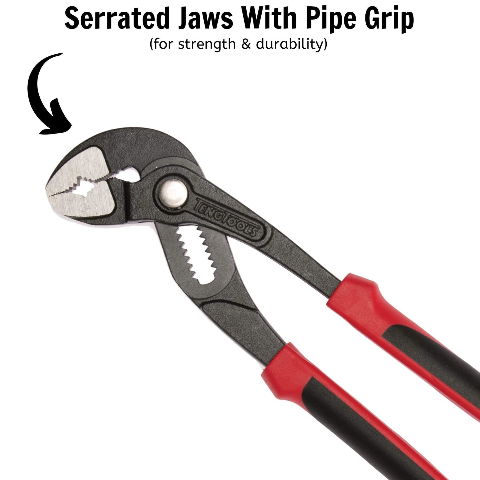 Teng Tools Quick Set Water Pump Plier TPR Grip 250mm