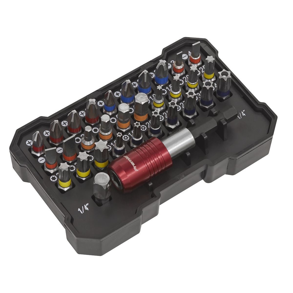 Sealey Premier Premier Colour-Coded Bit Set 32pc AK2110