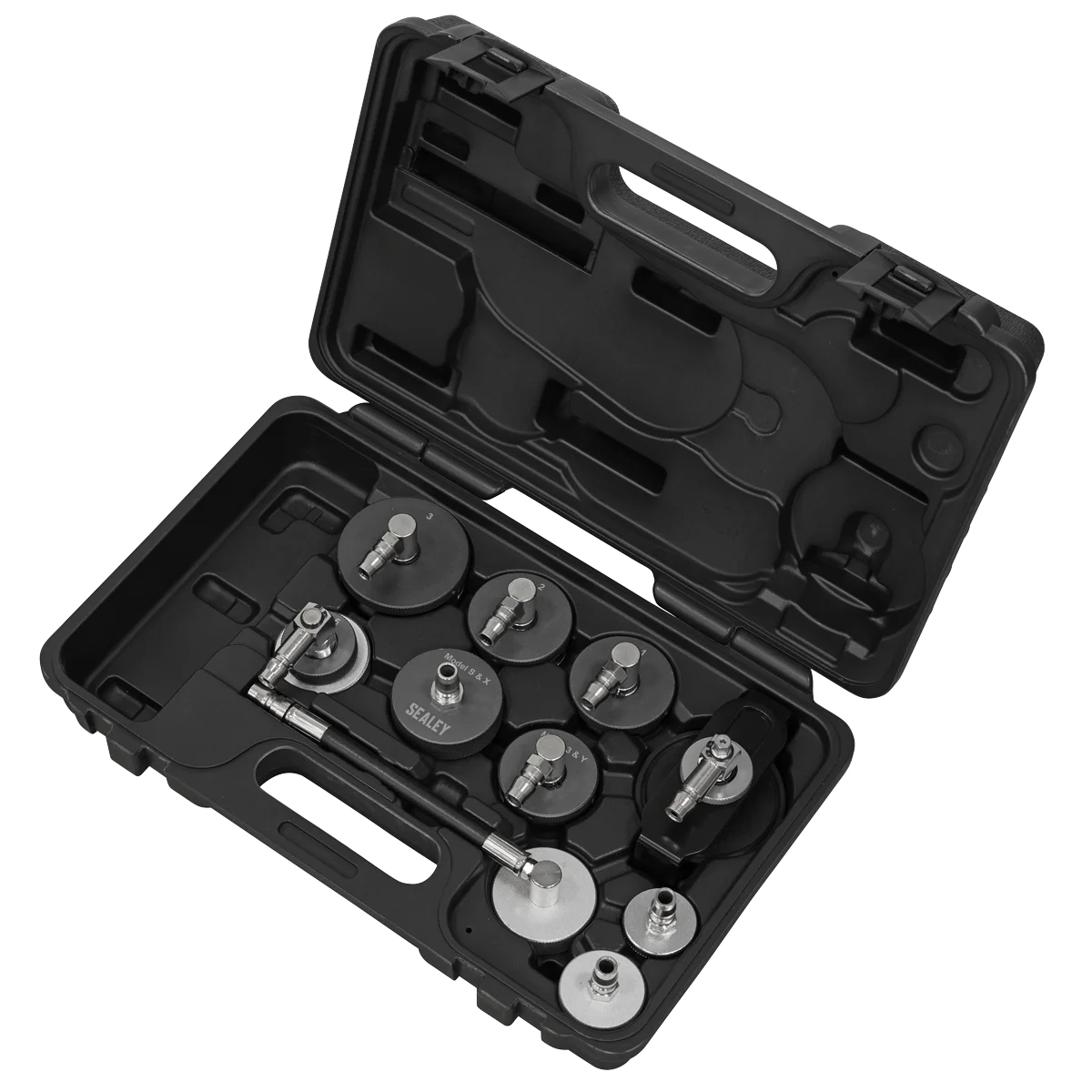 Sealey Brake & Clutch Pressure Bleeder Cap Set 10 Piece