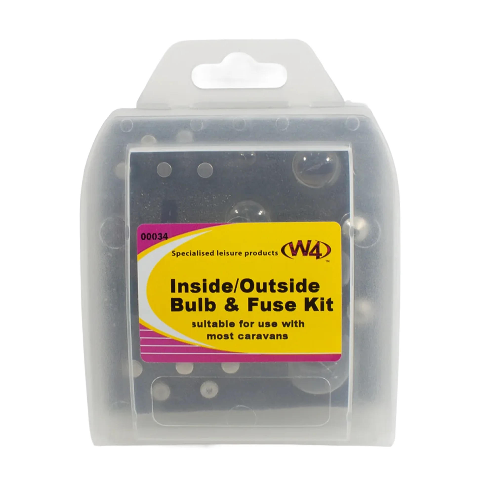 W4 Bulb & Fuse Kit for Caravans & Motorhomes, 1 Pack