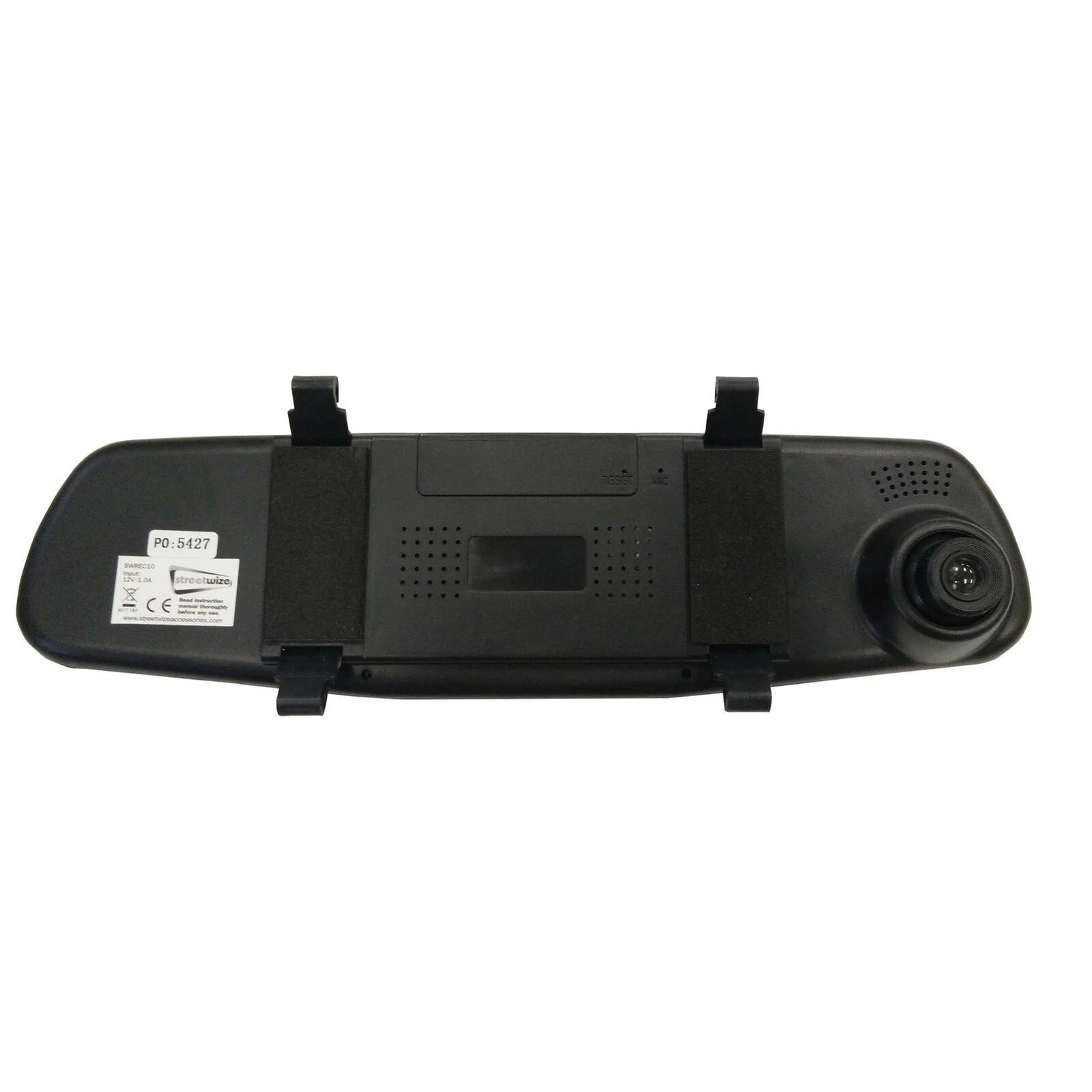 Streetwize In Car Rear View Mirror Mount HD Dash Cam Camera Video Journey