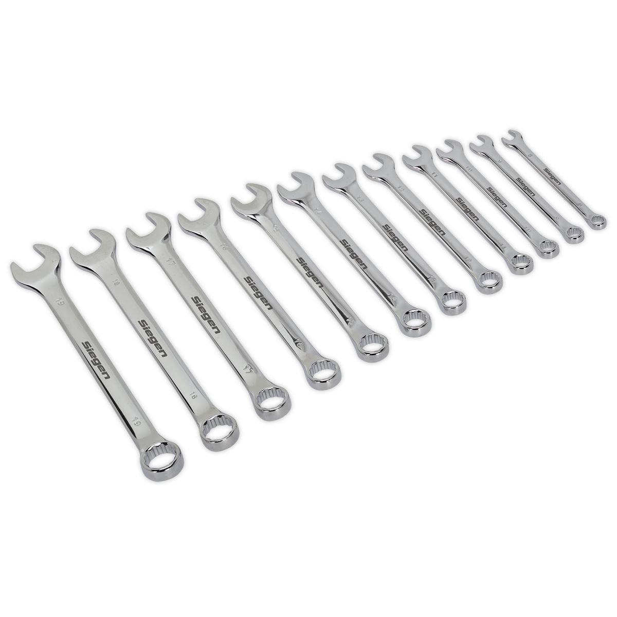 Seigen by Sealey Combination Spanner Set 12pc Metric S0563