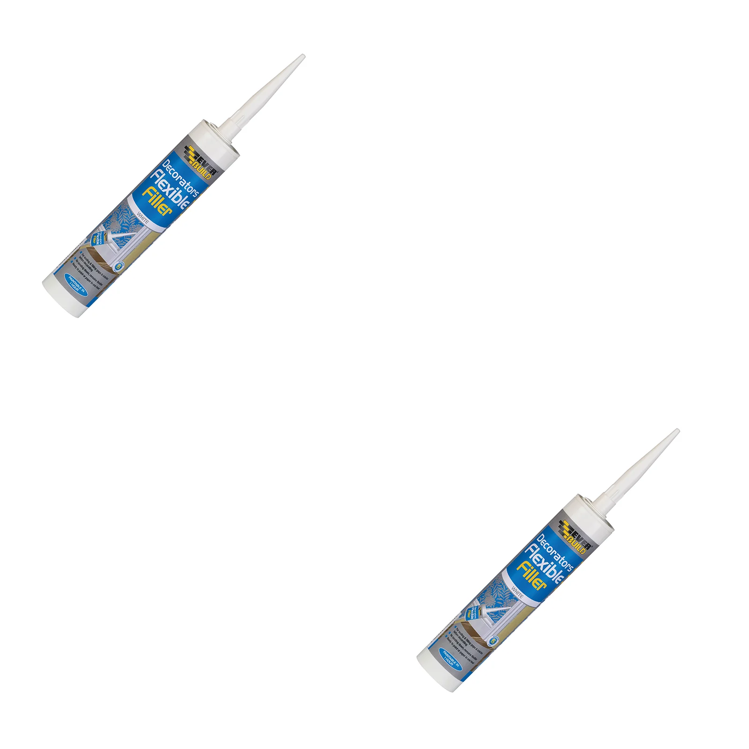 Everbuild Sika Flexible Decorators Filler White 290ml - 486009