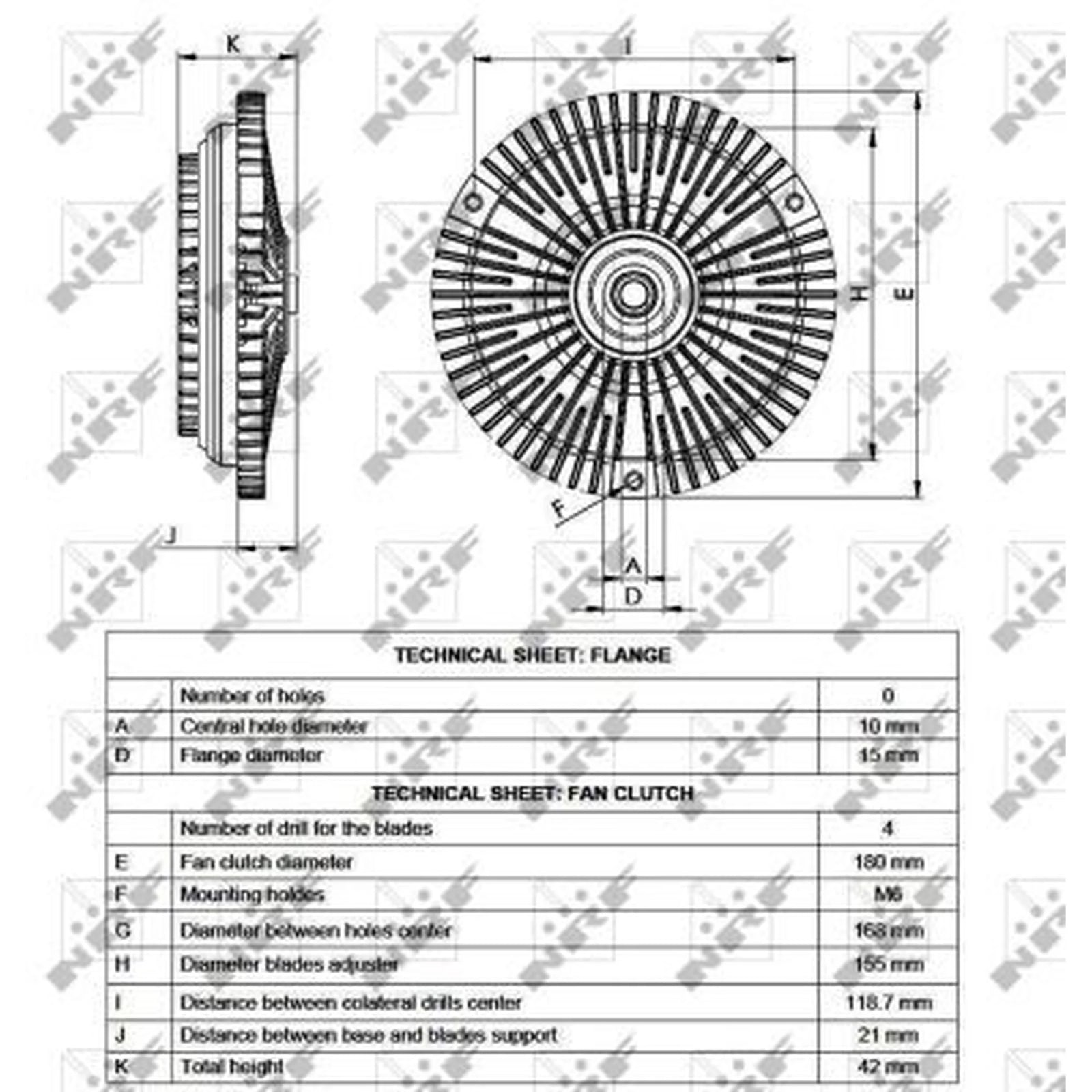 NRF Radiator Fan Clutch 49537