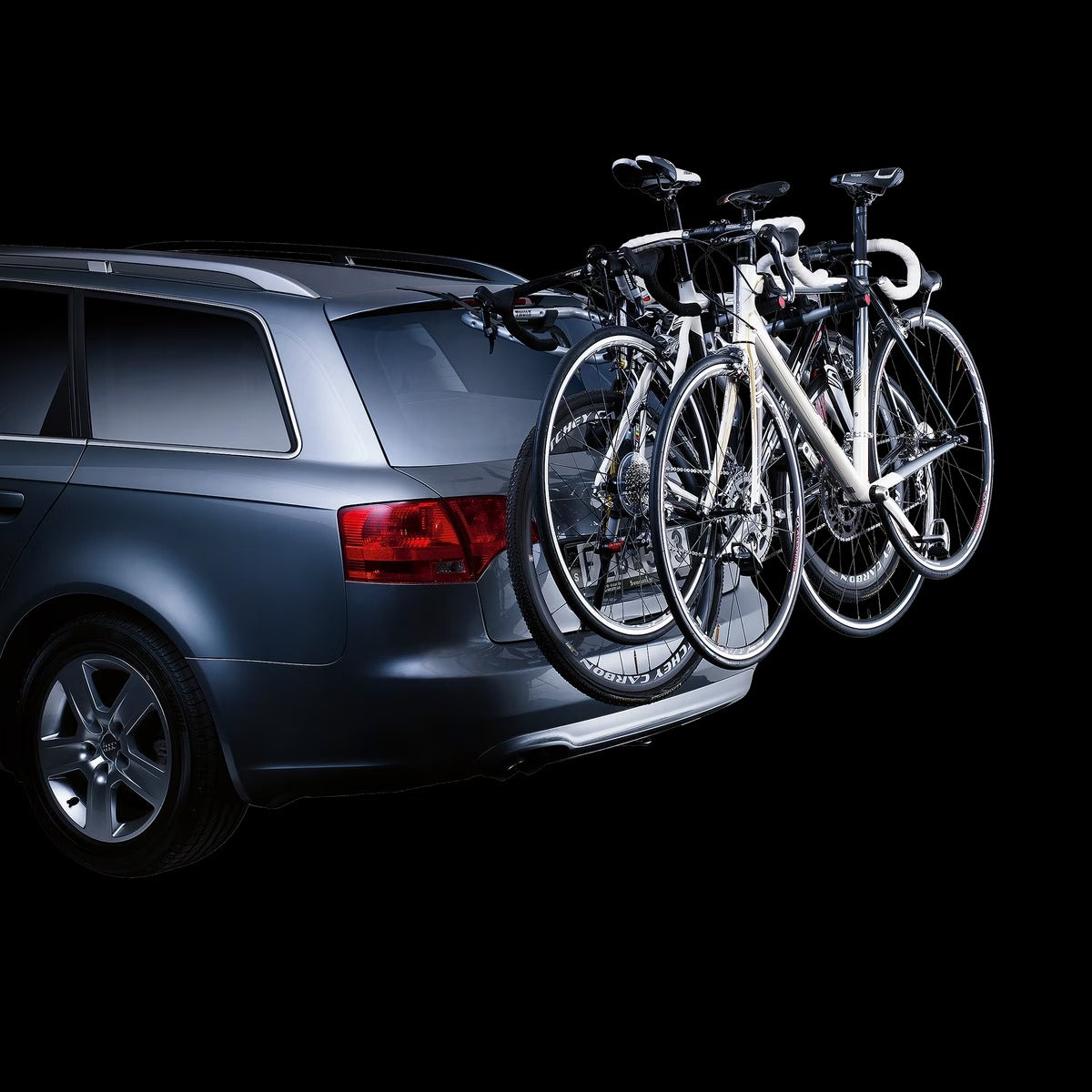 Thule ClipOn 9103 three-bike hanging trunk bike rack aluminium Boot Bike Rack