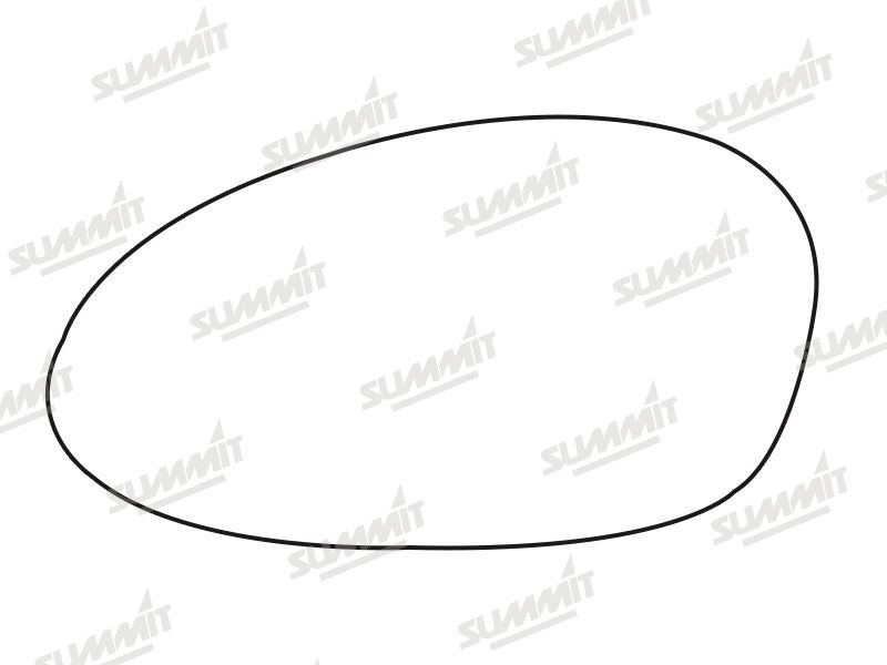 Summit Heated Base Plate With Standard Mirror Glass fits BMW 1 Series 05 to 12 LHS