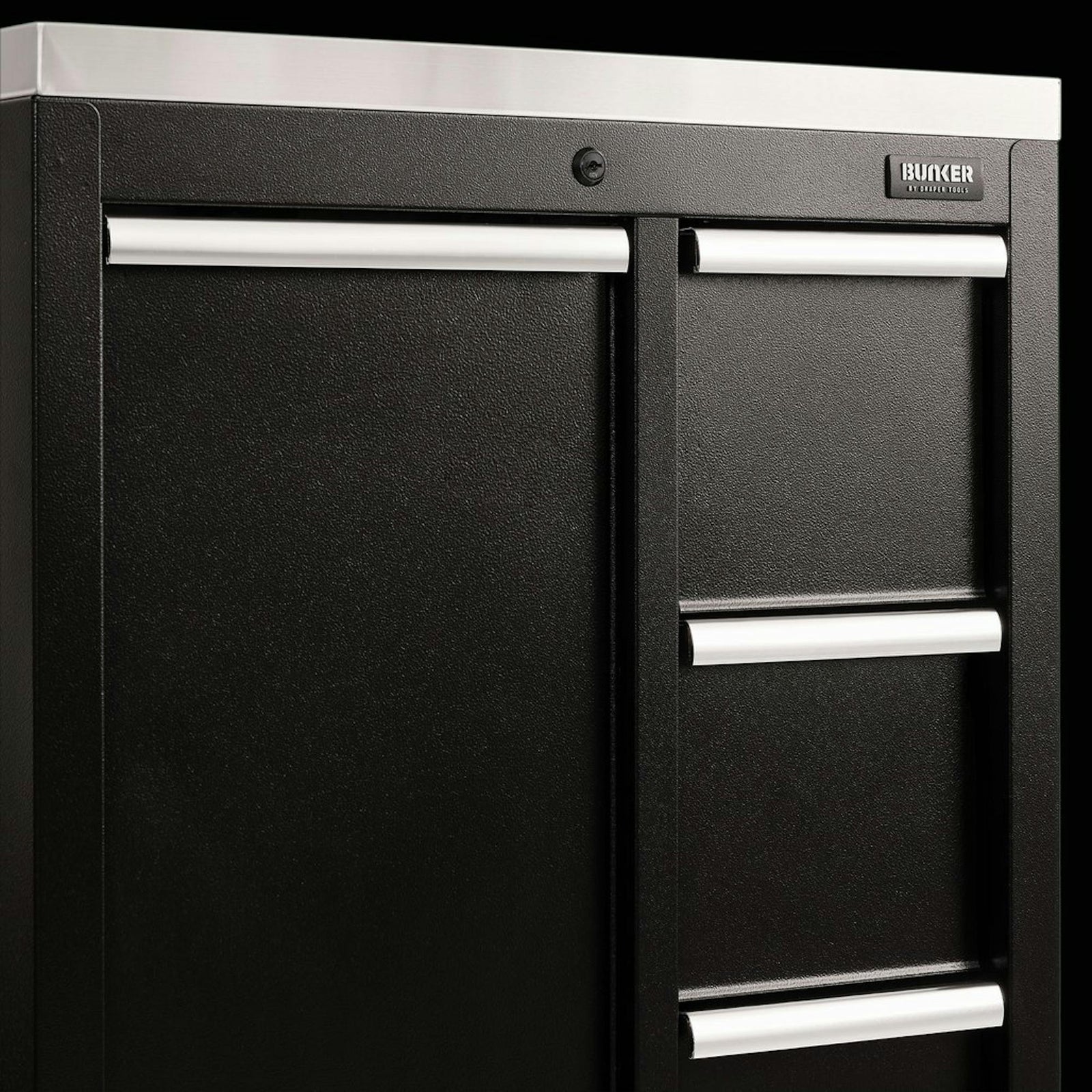 Draper BUNKER Modular Power Tool Base Cabinet, 4 Drawer, 680mm - MS400-PTBC