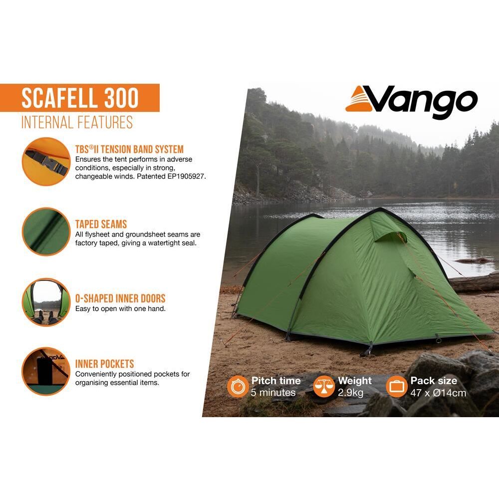 Vango Scafell 300 Tent Pamir Green