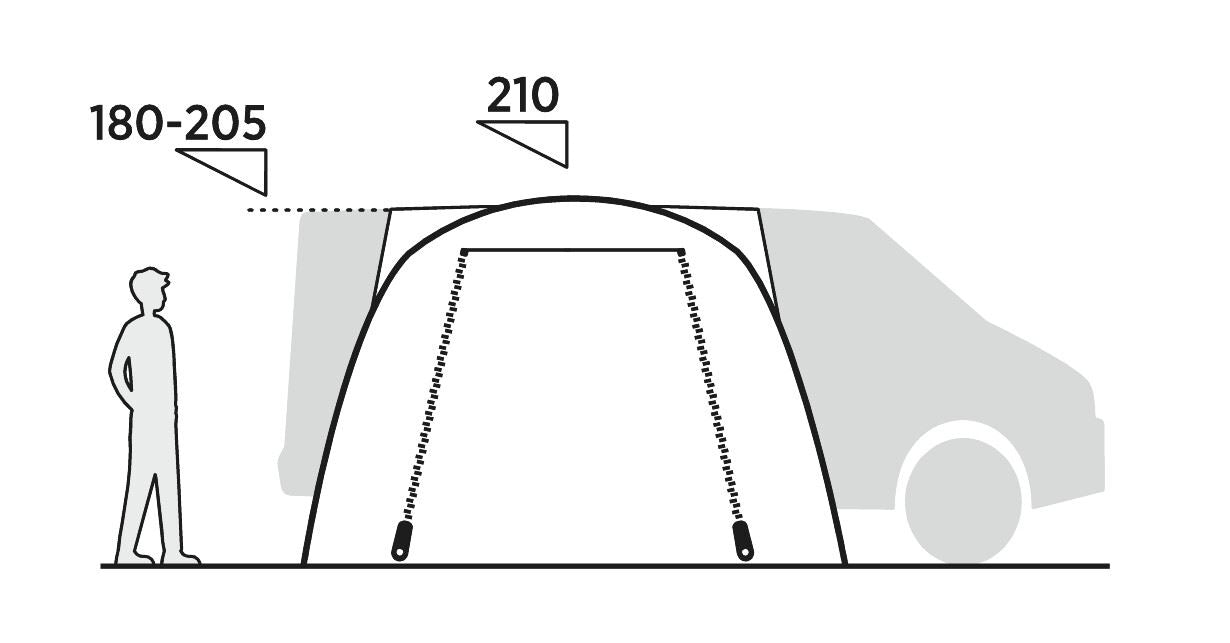 Easy Camp Eidfjord Awning Grey