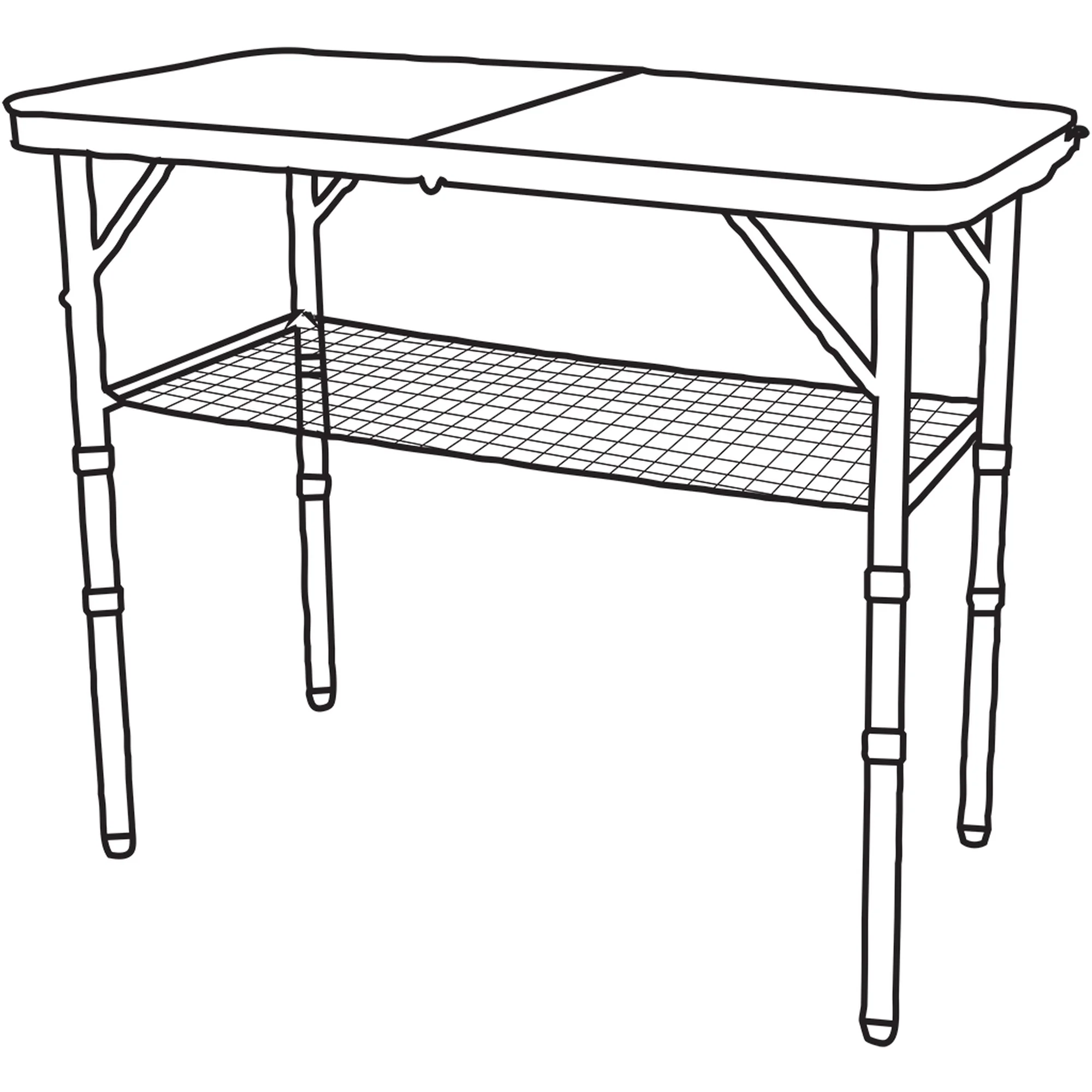Quest Folding Table SpeedFit Cleeve 3.5kg Onyx Edition
