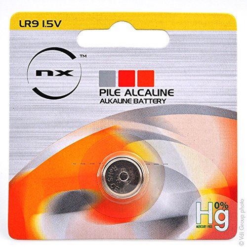 NX - Alkaline button cell (blister) LR9 NX - 0% Hg 1.5V 190mAh