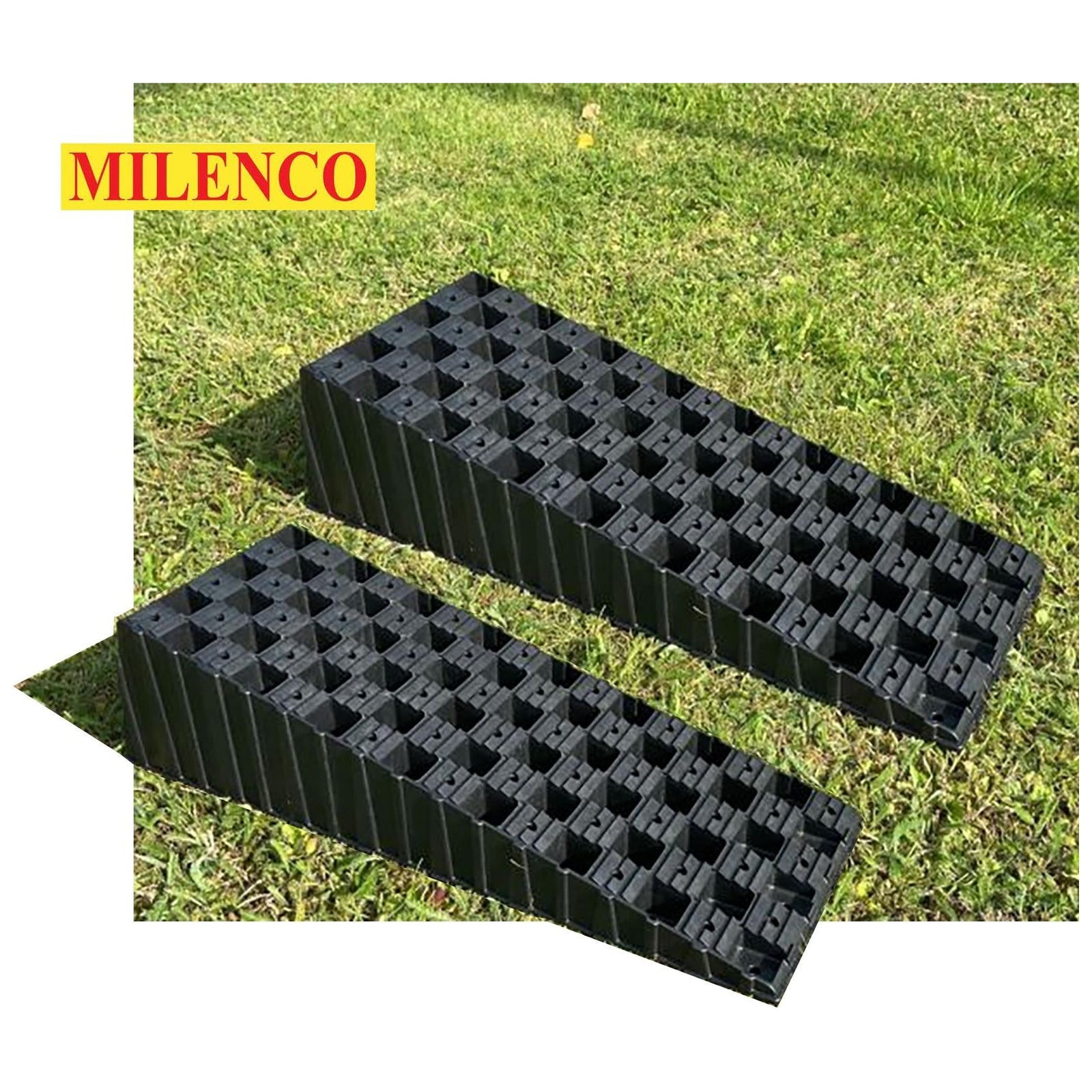 Milenco Wedge Heavy Duty Level Ramp MGI XL Pair Caravan Motorhome Stability