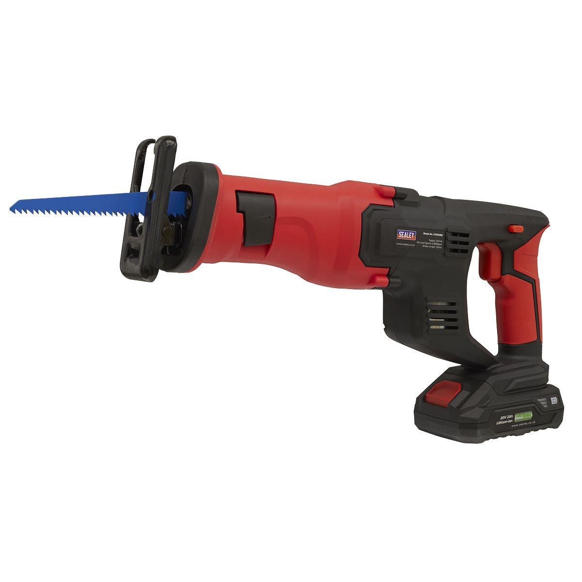 Sealey Reciprocating Saw 20V SV20 Series Body Only CP20VRS