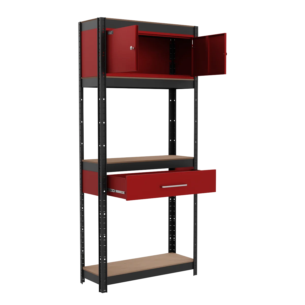 Sealey Shelving Unit 4-Tier AP830R 615kg Capacity