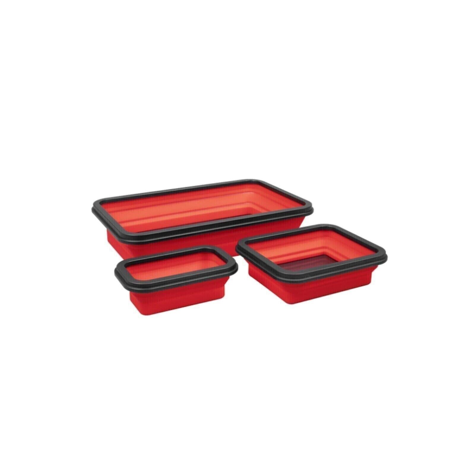 Sealey Parts Tray Collapsible Magnetic Set of 3 Tool Storage