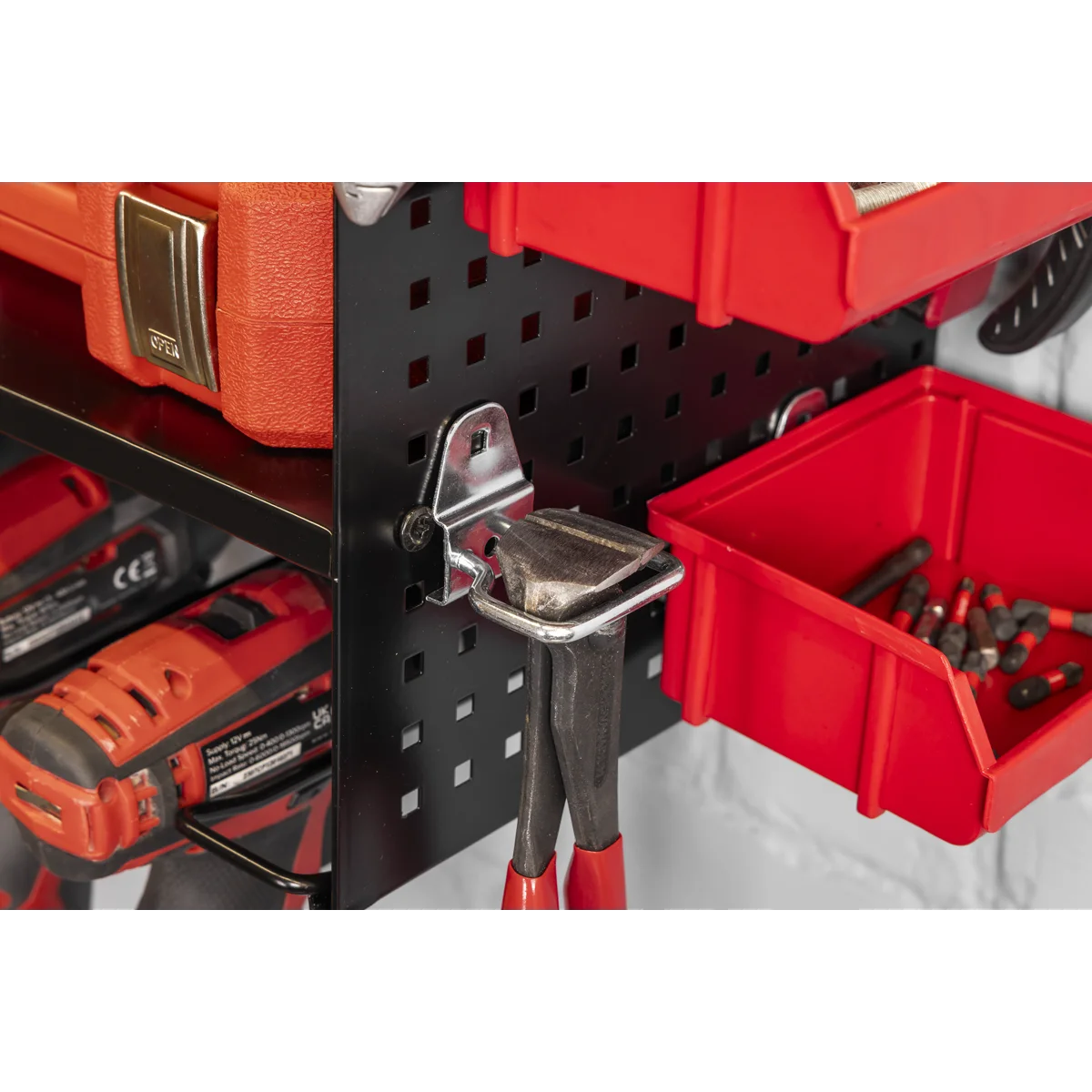 Sealey PTSR4 Power Tool Storage Rack with 3 Shelves