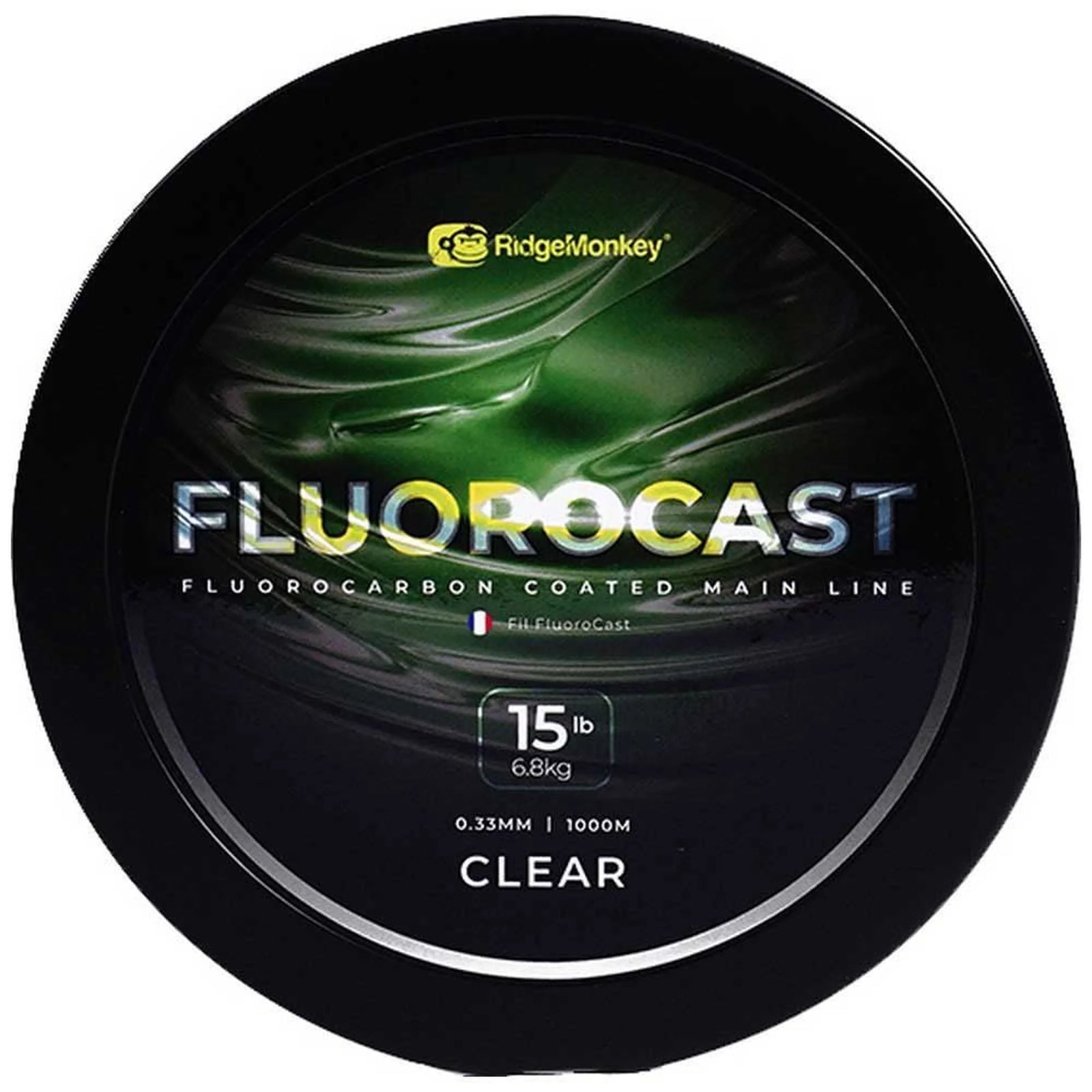 RidgeMonkey FluoroCast Fluoro Coated Mainline 0.37mm/18lb - RMT312