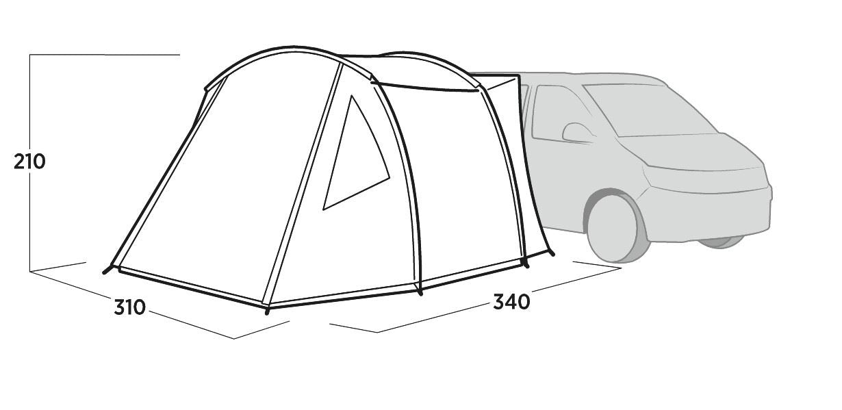 Easy Camp Eidfjord Awning Grey