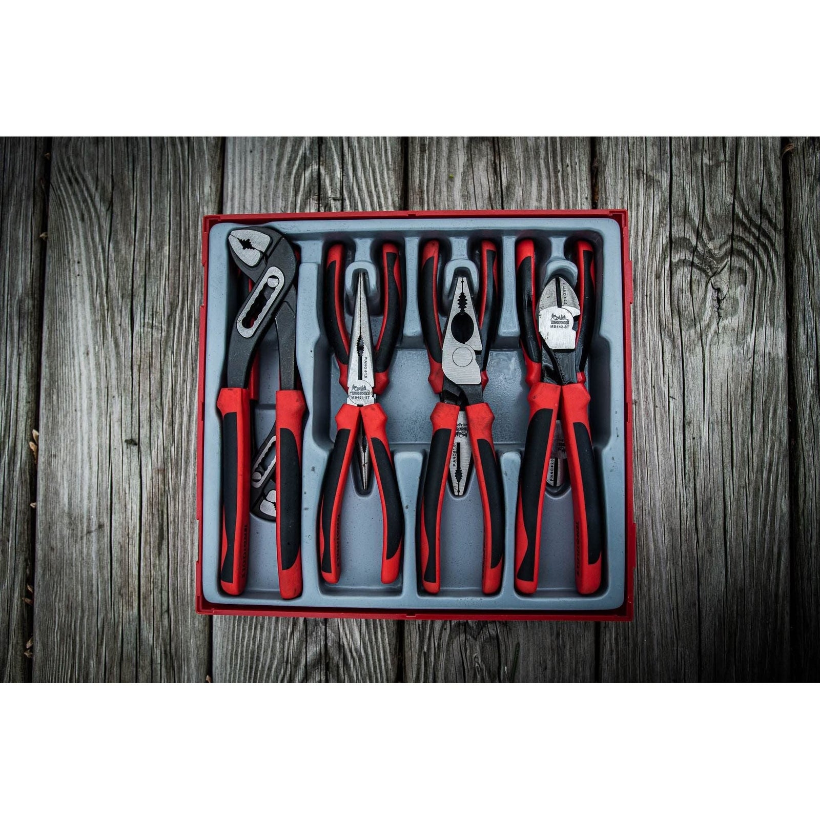 Teng Tools Plier Set TPR Grip TT2 8 Pieces