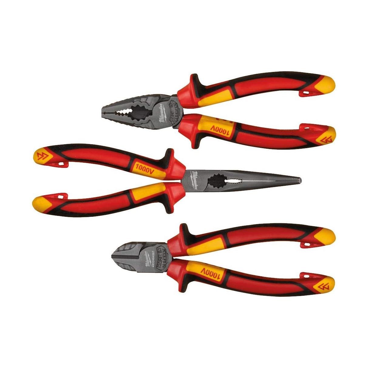 Milwaukee Vde 3Pcs Plier Set 4932464575