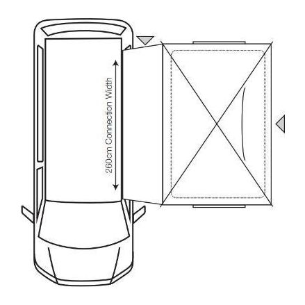 Outdoor Revolution Cayman Cuda XL F/G (180 X 240) Driveaway Awning