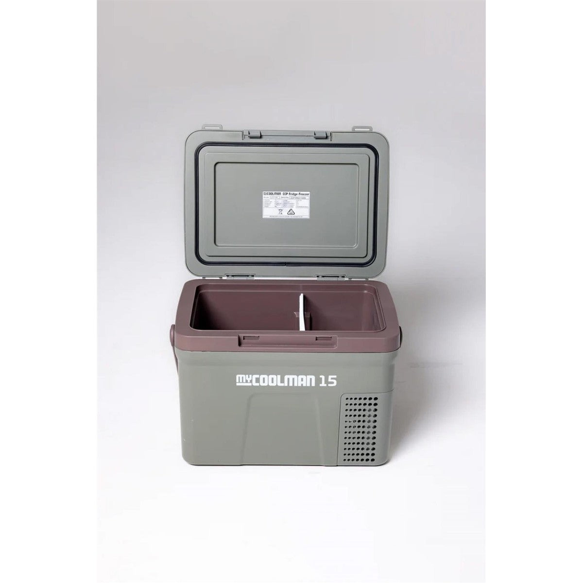 myCOOLMAN 15L Portable Fridge/Freezer Single Zone 12/24V DC + 240V AC Compact & Lightweight