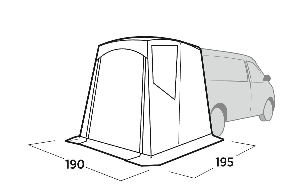 Easy Camp Krossbu Tailgate Awning Grey