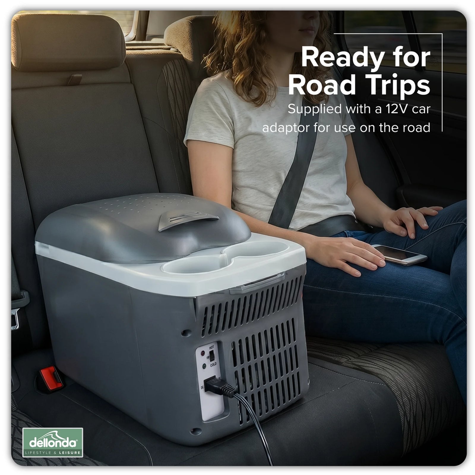 Sealey Portable Cool Box 8L 12V Vehicle Power