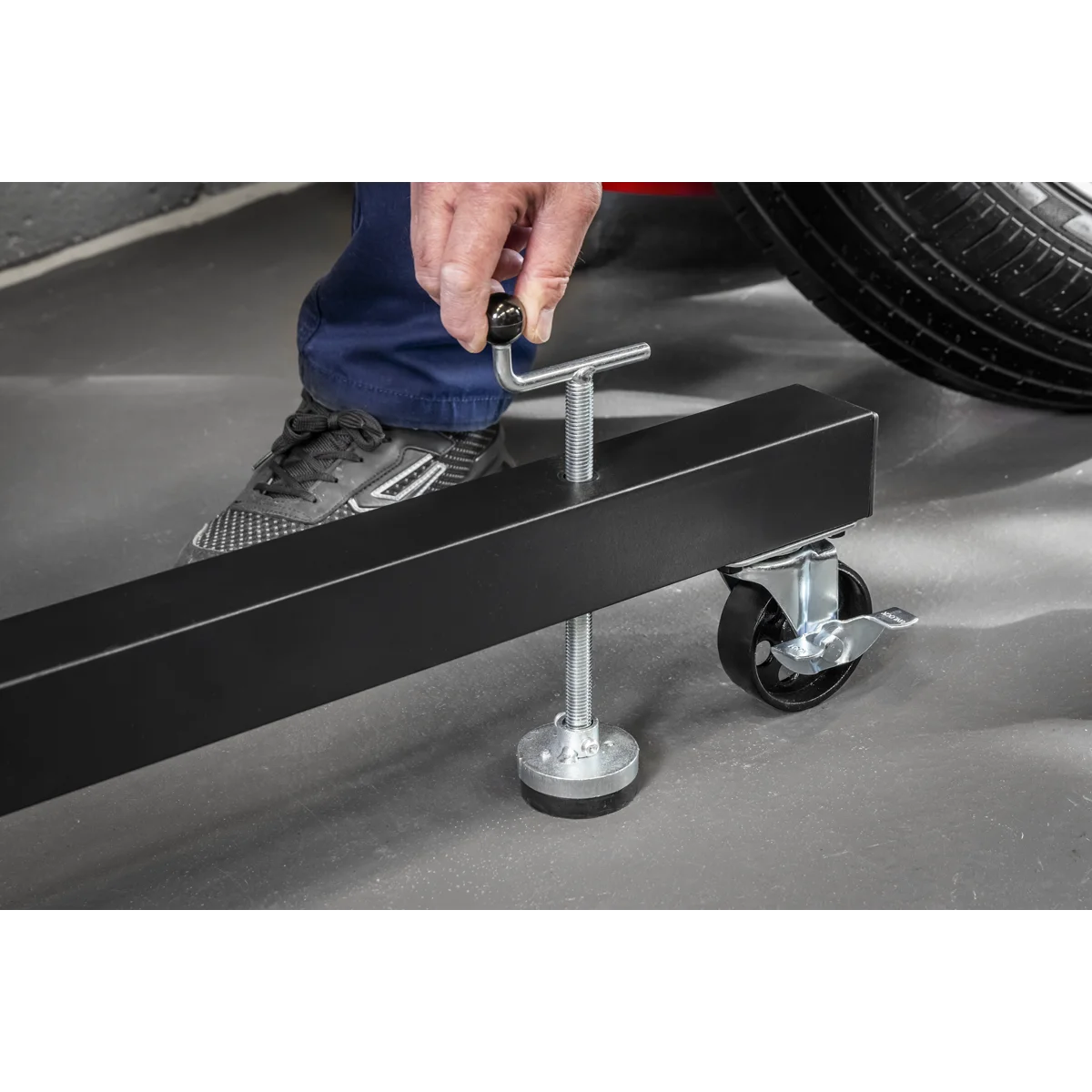 Sealey Viking Folding Engine Stand ES680DS 680kg Capacity with Drain Pan
