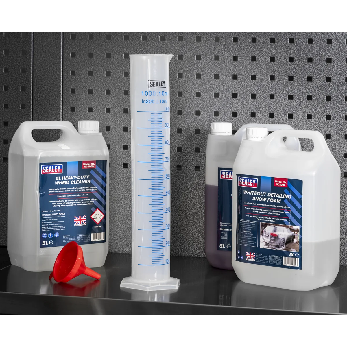 Sealey Measuring Cylinder 1000ml Graduated Polypropylene
