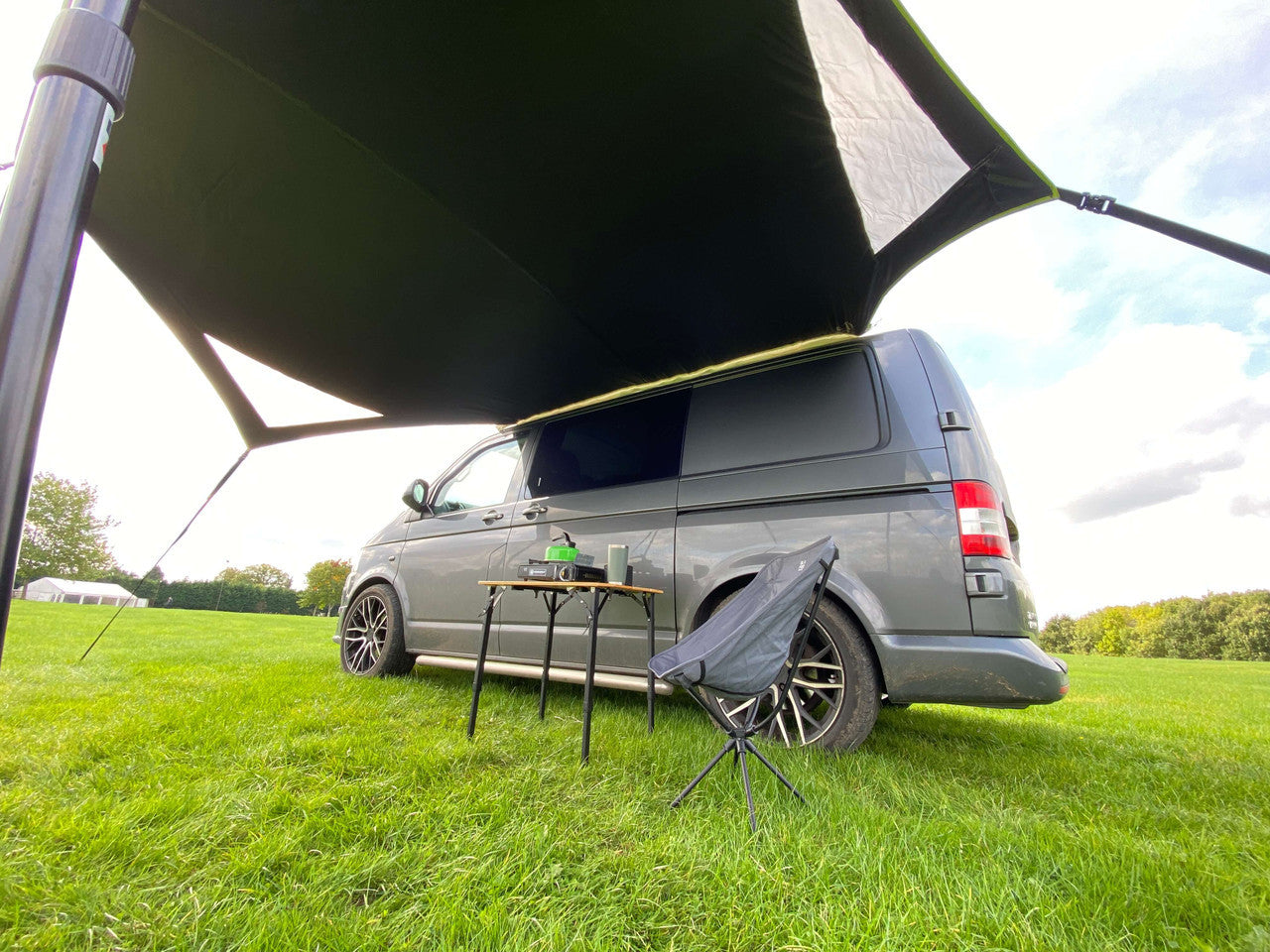 Olpro Modern Shade Canopy (Charcoal & Lime)